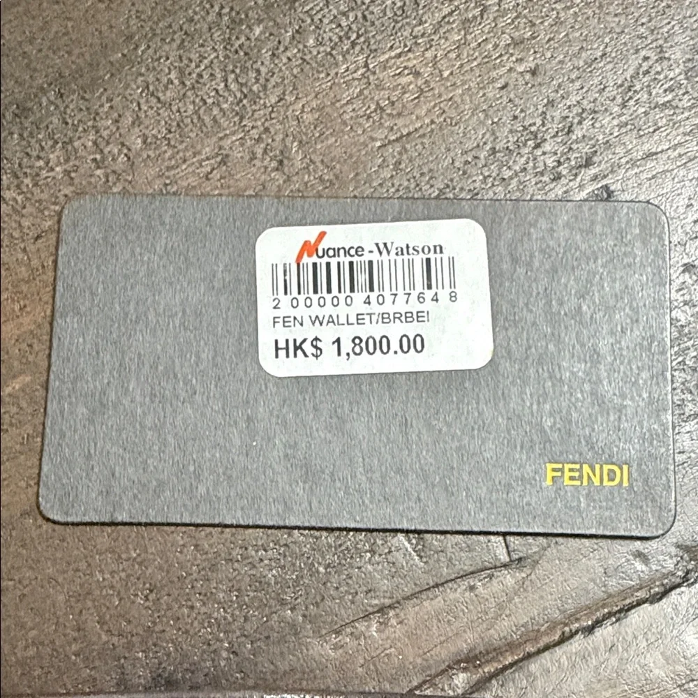 Fendi Brown and Cream Men's wallet